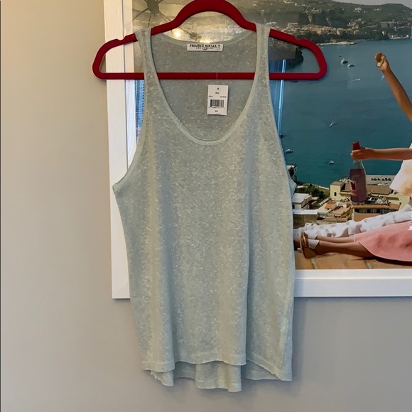 💕HP💕Project Social T mint green tank top - Picture 3 of 10